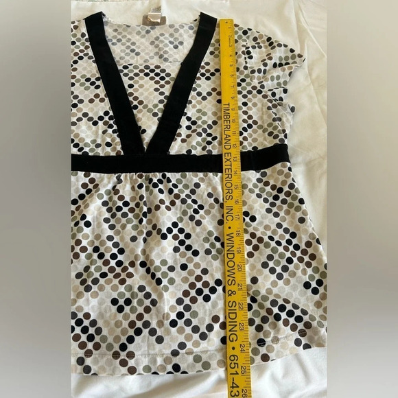 Studio Works Women’s Short Sleeve Polka Dot Shirt Size XL.  Vintage EUC - Picture 10 of 11